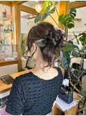 浴衣ヘアお団子ヘアアレンジ