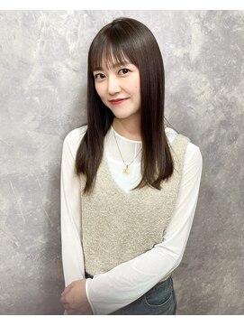 シオ ヘアー デザイン(Sio. hair design) 《低ダメージ》酸性ストレート