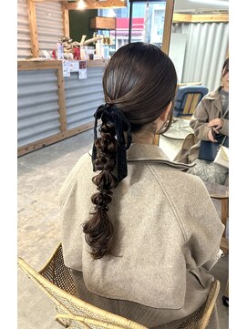 シーバイサイン(sea by Sign) 編みおろし/ロング