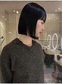 ミニボブ/ストレートボブ/ブルーブラック