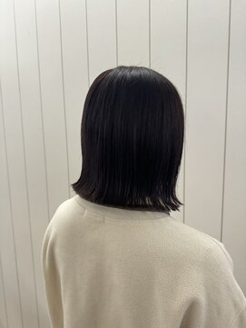 アドラーブル 万代店 (adorable) グレーベージュカラーダークアッシュベージュくすみカラー