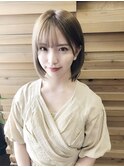 お洒落ボブ　大人ボブ　小顔ヘア