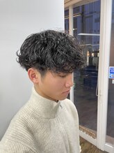 スウィッチ(SWITCH) snsで話題！シャドウパーマ×マッシュ