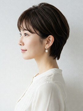 ビュートリアム265(BEAUTRIUM 265) 40代/50代/60代ひし形小顔ショートボブ絶壁解消白髪ぼかし△28