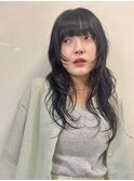 こなれパーマの顔周りレイヤー/レイヤーカット/顔周りカット