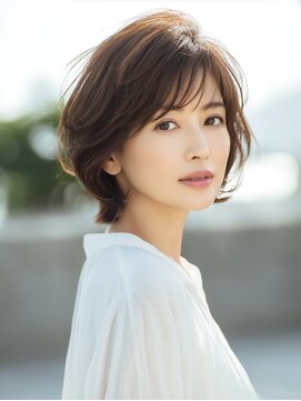 アルトリスト(Altruist Aging×HAIR&SPA) ◎イメチェンピンクベージュアンブレラカラー前髪クールショート