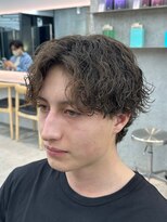 フィフス 栄(fifth) 再現性高い波巻きスパイラルパーマ×刈り上げマッシュ