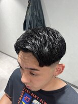 スウェル 柏店(Swell)&nbsp;MEN’S HAIR/ブルーブラック/フェザーパーマ/柏