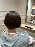 オリーブグレー/クラゲヘアー/小顔に見せるヘア/髪質改善