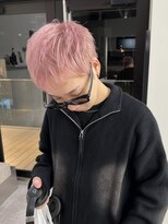 ステン(sten) クリアピンク×スパイキーショート