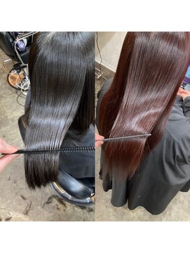 フォーカス(focus) 髪質改善　美髪改善　縮毛矯正　美髪ストレート　アルカリ酸熱