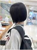【morio】札幌ボブ　ぱつっとかわいい収まるボブ