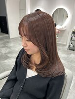 リュール バイ ヘッドライト 北千住店(lueur by HEADLIGHT)&nbsp;ピンクラベンダー×顔まわりレイヤー