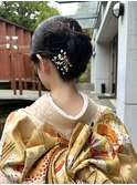 夜会巻き/和装アップ