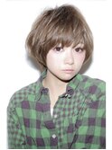 ひし形ショート×髪質改善カラー【Ai葛西】