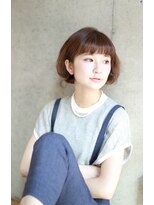 リゴレット 春日部店(RIGOLETTO)&nbsp;大人可愛い耳かけヘルシーボブ