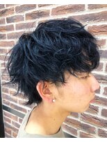 ベニ 岩沼たけくま店(BENI)&nbsp;マッシュスタイル×ダークネイビー