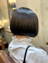 ジョージグランデ(JO-JI grande)&nbsp;《久場川 俊》ミニボブ/コンパクトボブ/顎ラインボブ/黒髪ボブ