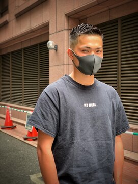 ヒロギンザ 八重洲店(HIRO GINZA) サイドグラデーションフェードシルバーカラー