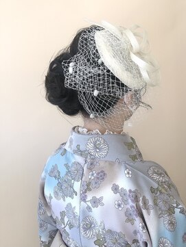 ヘアアンドメイクジップ恵比寿 (Hair＆Make ZIP) サイドシニヨン　袴　着付け