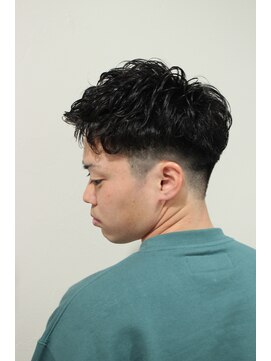 レンゲン(LENGEN) メンズかき上げニュアンスマッシュサイドパート韓国マッシュ