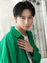 モッズヘア メン 新所沢店(mod's hair men)&nbsp;暗髪でクールさを呼び込むツヤ感センターパートA