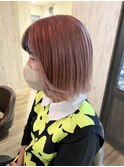 #ローライトカラー#ピンクベージュ#インナーカラー#ブリーチ