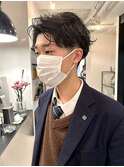 【sheta/表参道】メンズパーマスパイラルツイスト黒髪ショート