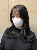 【iFY 千葉】ブルーブラックcolor×小顔レイヤー style