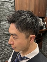 プレミアムバーバー 表参道店(PREMIUM BARBER produce by HIRO GINZA)&nbsp;ツーブロックアップバンクビジネスショート