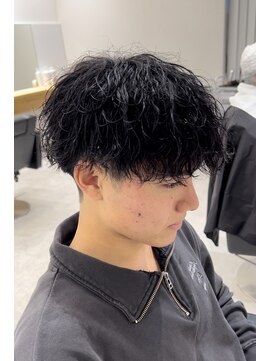 ルースト 京都四条大宮店(ROOST) シャープな束間''波巻きパーマ''