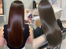 [韓国ヘアに必須の艶]カラーしながら髪質改善？約60％オイルで作られた最もダメージレスな[イノアカラー]