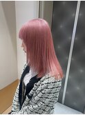 ペールピンク ケアブリーチ ダブルカラー ハイトーン 髪質改善