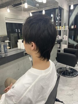 エンディアリング 東銀座(Endearing) 東銀座/アッシュ/ブラック/カルマパーマ/ベリーショート