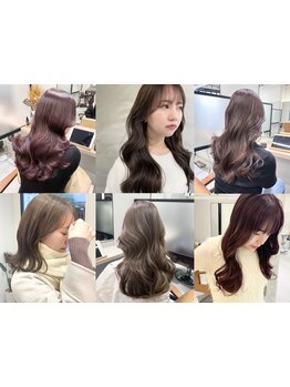 ≪ブリーチなしダブルカラー≫で作る艶感×透明感カラーと≪レイヤーカット≫で女性らしいニュアンスヘア♪