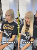 KOMEI_ミルクティーベージュシールエクステ
