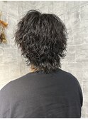 メンズウルフパーマ