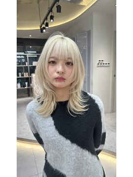 ロンド レア 天神大名店(Lond Le’a) メルティカラー/ウェーブミディアム /似合わせカットスタイル