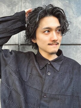 オーシャントーキョー(OCEAN TOKYO) 【フォーマルパーマ】かき上げウルフ大人パーマミディアム