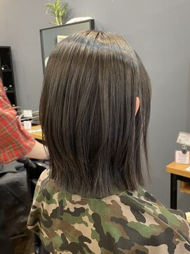 アルター(aL ter) 【ボブ×縮毛矯正】ミニウルフ/チェリーブラウン/鎌取/林愛華