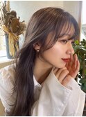 韓国風/小顔/前髪/顔まわり/2wayバング/オルチャン/レイヤー