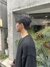【メンズパーマ】カット+フェザーパーマ+マーブスパ￥16500→￥12000