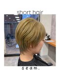 簡単スタイリング襟足長めショート◎どんな髪質・毛量・年齢もOK