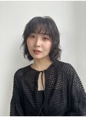 ミディアムボブパーマ