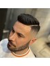 【定番メニュー白髪染め/茶髪】　ヘアカラー +カット<吉祥寺/MEN’S><理容室>