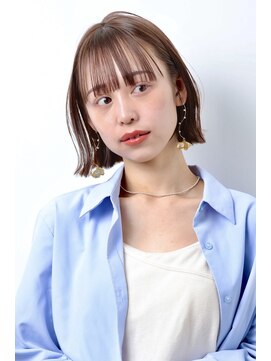 リアン(lien) 【ai.自由が丘】くびれボブ　大人かわいい　切りっぱなしボブ