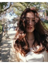 キーゴ 博多(KY-GO.) long hair × natural brown　LOOK 2025SS