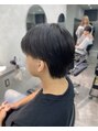 ジーニー 千葉(GENiE)&nbsp;センターパート×ダウンパーマ【千葉駅/韓国/学割U24/men's】
