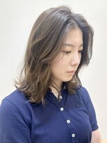 セイドット リー(Say. Ree)&nbsp;Say.ひし形ショートくびれショートレイヤーアッシュブラック青山