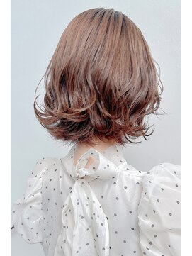 シーエヌ ナカオ 緑本店(cn nakao) 「フェミニン外ハネボブ」